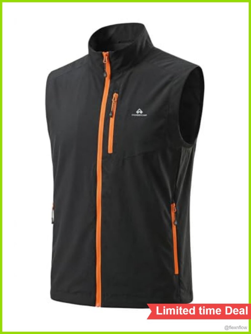 Women's Lightweight Softshell Vest Windproof Sleeveless with Zip Pockets